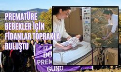 Uşak’ta Prematüre Bebekler İçin Fidanlar Toprakla Buluştu