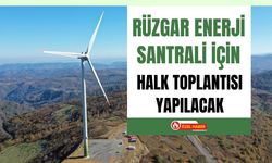Rüzgar Enerji Santrali İçin Halk Toplantısı Yapılacak