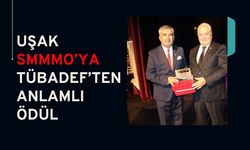 Uşak SMMMO’ya TÜBADEF’ten anlamlı ödül