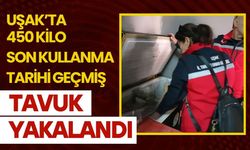 Uşak’ta 450 Kilo Son Kullanma Tarihi Geçmiş Tavuk Yakalandı