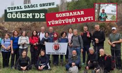 Topal Dağcı Grubu Göğem’de Sonbahar Yürüyüşü Yaptı