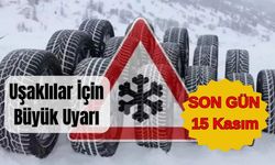 Uşak’ta Kış Lastiği Zorunluluğu Başlıyor