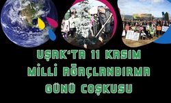 Uşak’ta 11 Kasım Milli Ağaçlandırma Günü Coşkusu
