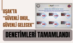 Uşak’ta “Güvenli Okul, Güvenli Gelecek” Denetimleri