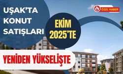Uşak’ta konut satışları Ekim 2025’te yeniden yükselişte