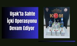 Uşak’ta Sahte İçki Operasyonu Devam Ediyor
