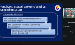 Yerli Malı Belgesi Eğitimi Çevrim İçi Ortamda Yapıldı