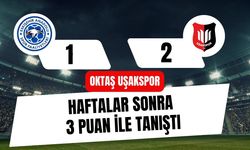 Oktaş Uşakspor Haftalar Sonra 3 Puanla Tanıştı