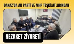 Banaz’da AK Parti ve MHP Teşkilatlarından Nezaket Ziyareti