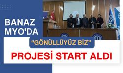 Banaz MYO’da “Gönüllüyüz Biz” Projesi Start Aldı