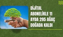 Dijital Abonelikle 11 Ayda 295 Ağaç Doğada Kaldı
