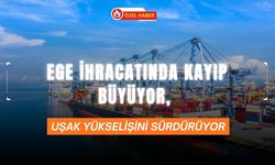 Ege İhracatında Kayıp Büyüyor, Uşak Yükselişini Sürdürüyor
