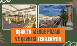 Uşak’ta Mende Pazarı ve Çevresi Yenileniyor
