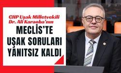 Karaoba’nın Meclis’te Uşak Soruları Yanıtsız Kaldı