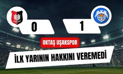 Oktaş Uşakspor İlk Yarının Hakkını Veremedi