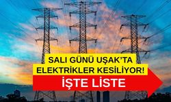 Salı Günü Uşak’ta Elektrikler Kesiliyor! İşte Liste