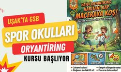 Uşak’ta GSB Spor Okulları Oryantiring Kursu Başlıyor