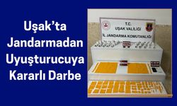 Uşak’ta Jandarmadan Yasaklı Madde Operasyonu