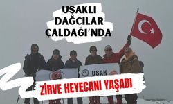 Uşaklı Dağcılar Çaldağı’nda Zirve Heyecanı Yaşadı