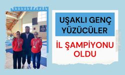 Uşaklı Genç Yüzücüler İl Şampiyonu Oldu