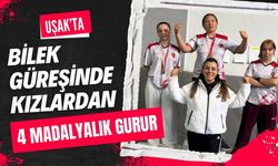 Uşak’ta Bilek Güreşinde Kızlardan 4 Madalyalık Gurur