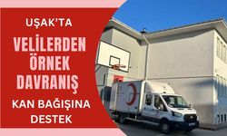 Uşak’ta Velilerden Örnek Davranış Kan Bağışına Destek