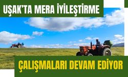 Uşak’ta Mera İyileştirme Çalışmaları Devam Ediyor