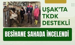 Uşak’ta TKDK Destekli Besihane Sahada İncelendi