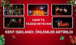 Uşak’ta Yılbaşı Heyecanı: Kent Işıklandı, Önlemler Artırıldı