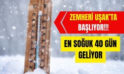 Zemheri Uşak’ta Başlıyor!!! En Soğuk 40 Gün Geliyor
