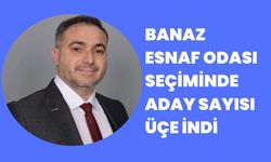Banaz Esnaf Odası Seçiminde Aday Sayısı Üçe İndi