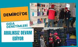 Demirci’de Gıda Denetimleri Aralıksız Devam Ediyor
