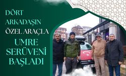 Dört Arkadaşın Özel Araçla Umre Serüveni Başladı