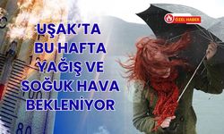 Uşak’ta Bu Hafta Yağış ve Soğuk Hava Bekleniyor