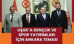 Uşak’a Gençlik ve Spor Yatırımları İçin Ankara Teması