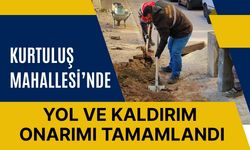 Kurtuluş Mahallesi’nde Yol ve Kaldırım Onarımı Tamamlandı