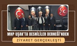 MHP Uşak’ta Besnililer Derneği’nden Ziyaret Gerçekleşti