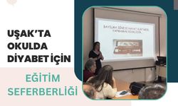 Uşak’ta Okulda Diyabet İçin Eğitim Seferberliği