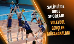 Salihli’de Okul Sporları Voleybol Gençler Müsabakaları