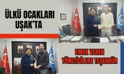 Ülkü Ocakları Uşak’ta Emek Veren Yöneticilere Teşekkür
