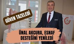 Ünal Akcura Güven Tazeledi, Esnaf Desteğini Yeniledi