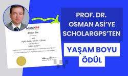 Prof. Dr. Osman Asi’ye ScholarGPS’ten Yaşam Boyu Ödül