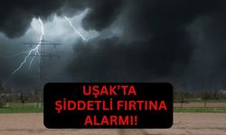 Uşak’ta Rüzgar Sertleşti , Saatler İçinde Sağanak Geliyor