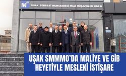 Uşak SMMMO’da Maliye ve GİB Heyetiyle Mesleki İstişare