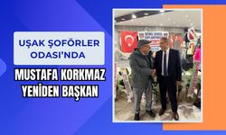 Uşak Şoförler Odası’nda Mustafa Korkmaz Yeniden Başkan