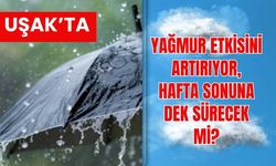 Uşak’ta Yağmur Hafta Sonuna Dek Sürecek Mi?