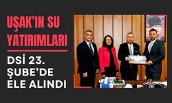 Uşak’ın Su Yatırımları DSİ 23. Şube’de Ele Alındı