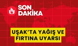 Belediye’den Uşak’ta fırtına ve yağış uyarısı