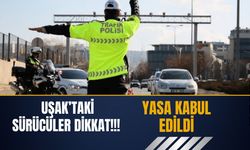 Uşak’taki Sürücüler Dikkat! Yasa Kabul Edildi