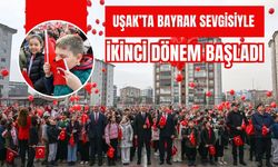 Uşak’ta Bayrak Sevgisiyle İkinci Dönem Başladı